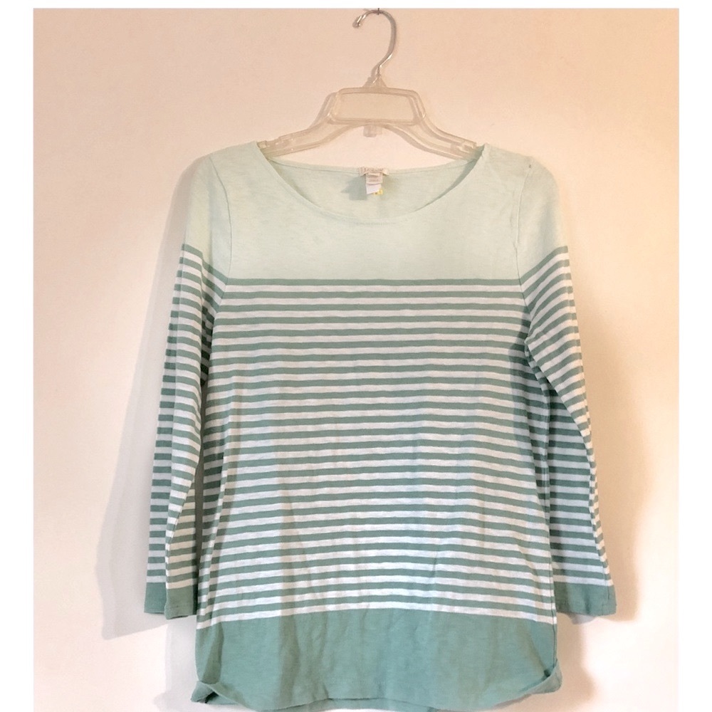 🌿{5 for $25}  J Crew Colorblock Longsleeved Top